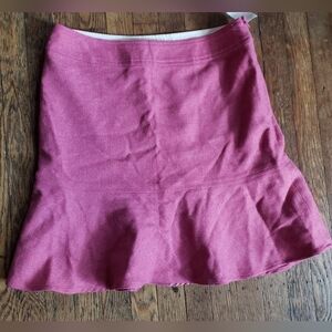 Pink wool skirt size 8